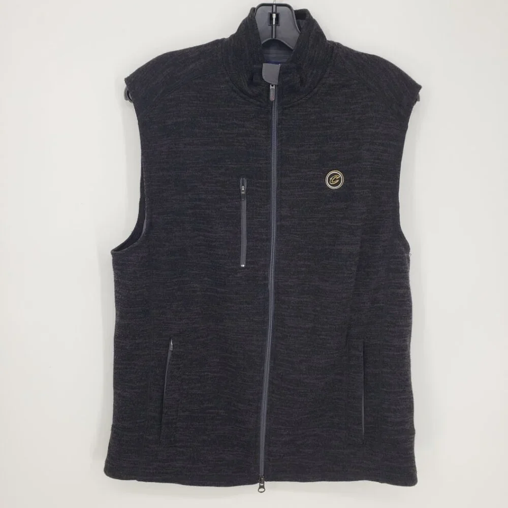 Johnnie O Cleveland Cavaliers Tahoe Vest Size M Mens Gray Black